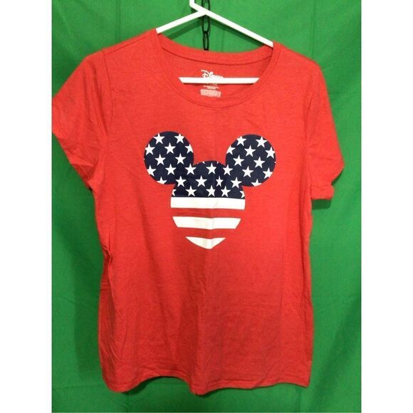 NWOT Disney Red Tee Women’s Large Crewneck - Picture 14 of 15